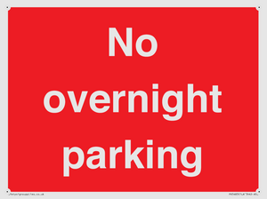 PR5483: No overnight parking
