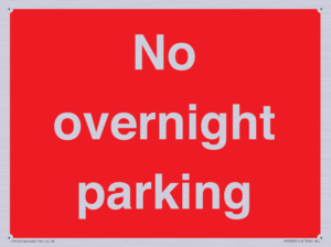 PR5483: No overnight parking