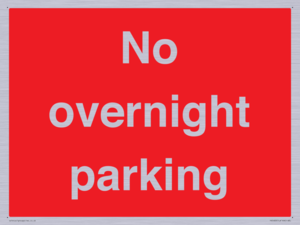 PR5483: No overnight parking