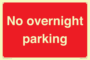 PR5483: No overnight parking