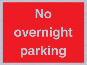 PR5483: No overnight parking