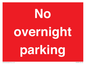 PR5483: No overnight parking