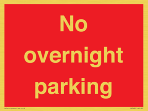 PR5483: No overnight parking