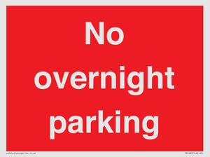 PR5483: No overnight parking