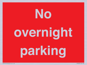 PR5483: No overnight parking