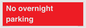 PR5483: No overnight parking