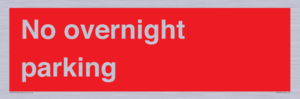PR5483: No overnight parking