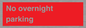 PR5483: No overnight parking