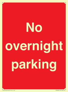 PR5483: No overnight parking
