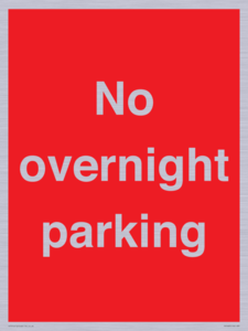 PR5483: No overnight parking