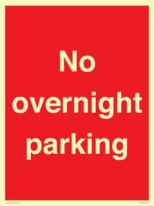 PR5483: No overnight parking