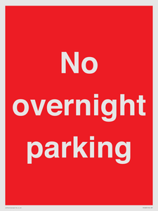 PR5483: No overnight parking