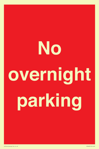 PR5483: No overnight parking