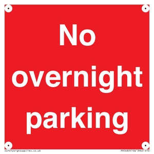 PR5483: No overnight parking