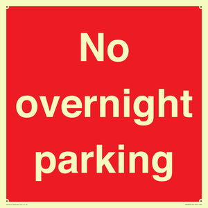PR5483: No overnight parking