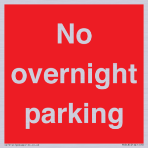 PR5483: No overnight parking