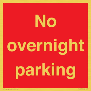 PR5483: No overnight parking
