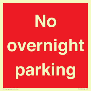 PR5483: No overnight parking