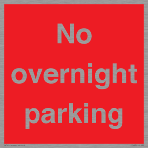 PR5483: No overnight parking