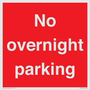 PR5483: No overnight parking