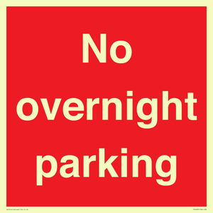 PR5483: No overnight parking