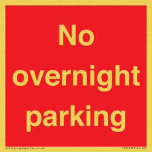 PR5483: No overnight parking