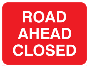 PR555: road ahead closed