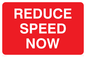 PR556: reduce speed now