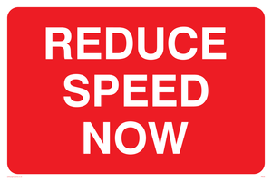 PR556: reduce speed now