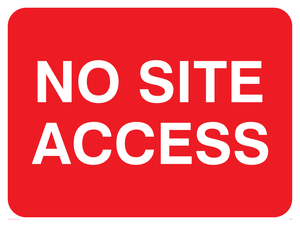 PR558: no site access