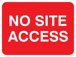 PR558: no site access