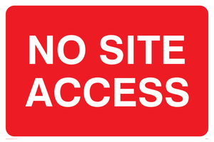 PR558: no site access
