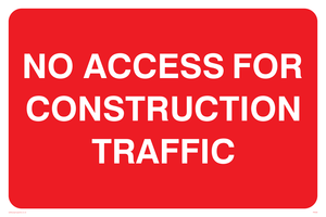 PR566: no access construction traffic