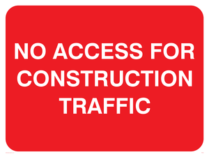 PR566: no access construction traffic