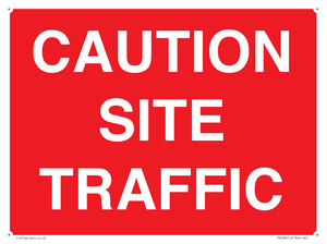 PR568: CAUTION SITE TRAFFIC