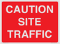 PR568: CAUTION SITE TRAFFIC