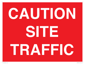 PR568: CAUTION SITE TRAFFIC