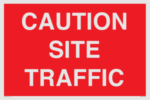 PR568: CAUTION SITE TRAFFIC