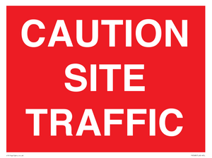 PR568: CAUTION SITE TRAFFIC