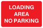 PR588: loading area no parking