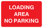 PR588: loading area no parking