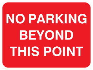 PR589: no parking beyond this point