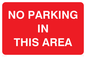 PR590: no parking in this area