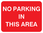 PR590: no parking in this area