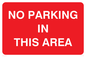 PR590: no parking in this area