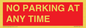 PR6192: NO PARKING AT ANY TIME