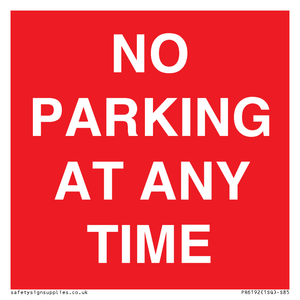 PR6192: NO PARKING AT ANY TIME