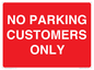 PR6193: NO PARKING CUSTOMERS ONLY