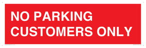 PR6193: NO PARKING CUSTOMERS ONLY