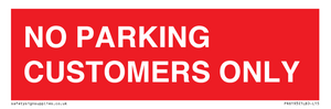 PR6193: NO PARKING CUSTOMERS ONLY